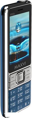 Кнопочный телефон Maxvi X900c (синий)