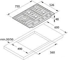 Варочная панель ASKO HG1776SB