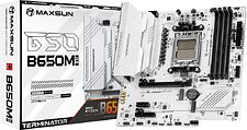 Материнская плата Maxsun Terminator B650M WiFi Ice Материнская плата Maxsun Terminator B650M WiFi Ice