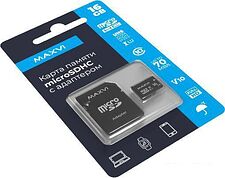 Карта памяти Maxvi microSDHC 16GB Class 10 UHS-I (1) MSD16GBC10V10 Карта памяти Maxvi microSDHC 16GB Class 10 UHS-I (1) MSD16GBC10V10
