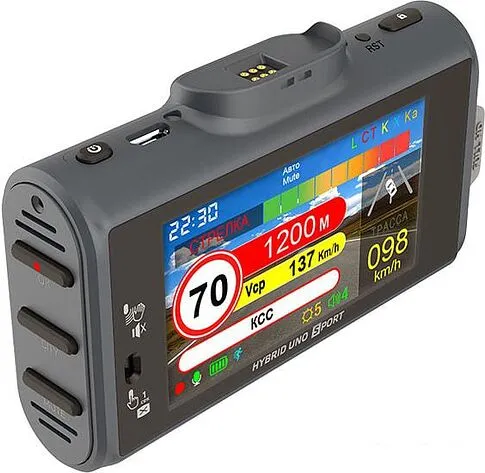 Автомобильный видеорегистратор SilverStone Hybrid UNO Sport