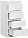 Комод НК-Мебель Stern Т-2 4 ящика (белый)