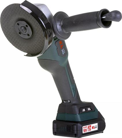 Угловая шлифмашина KLPRO KLAT18BS-20 (с 2-мя АКБ, кейс)
