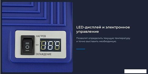 Термоэлектрический автохолодильник ZUGEL ZCR251D 25л (синий)