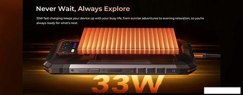 Телефон Oukitel WP58 Pro 8GB/512GB (черный)