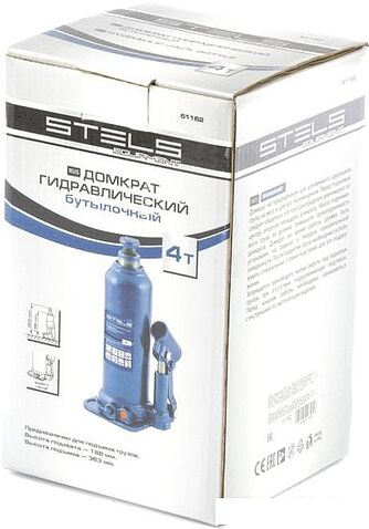 Бутылочный домкрат Stels 51162 4т