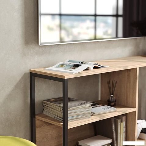 Тумба Mio Tesoro Codi Loft (дуб сонома/черный)