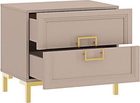 Тумба Ангстрем Дольче спальня ДЛ-305.03 исп.3 (кашемир серый)