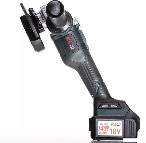 Угловая шлифмашина KLPRO KLAT18BS-50 (с 2-мя АКБ, кейс)