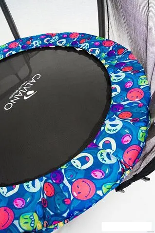 Батут Calviano Outside Master Smile 140 см - 4.5ft (внешняя сетка, складной, без лестницы)