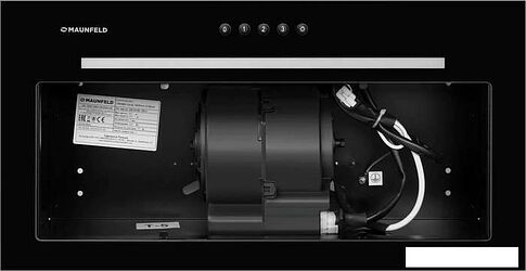 Кухонная вытяжка MAUNFELD Crosby Hardy 1000Push (черный)