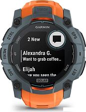 Умные часы Garmin Instinct 3 Solar 50 мм (серый)