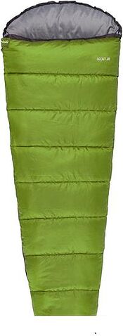 Спальный мешок Jungle Camp Scout Jr (левая молния, зеленый/серый)