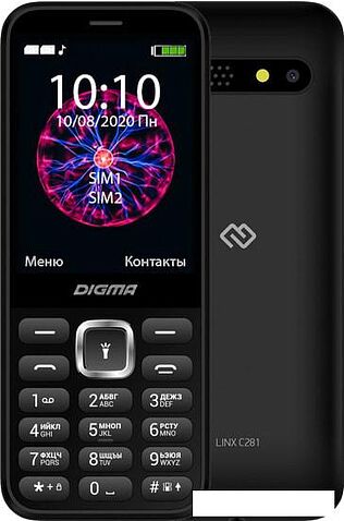Мобильный телефон Digma Linx C281 (черный)