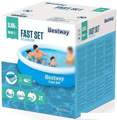 Надувной бассейн Bestway Fast Set 57456 (305х66)