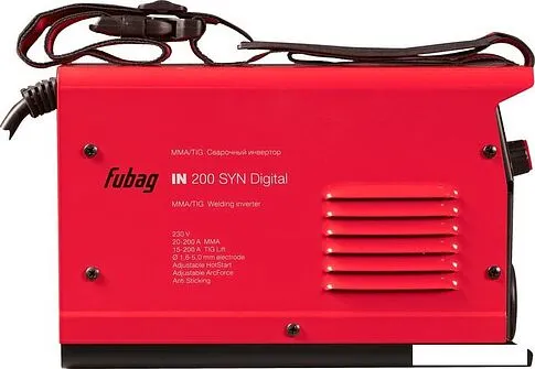 Сварочный инвертор Fubag IN 200 SYN Digital 41388