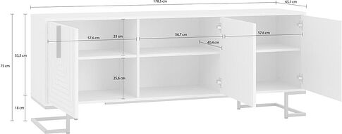 Тумба Involux Неаполь 226T005 (кашемир/шампань)