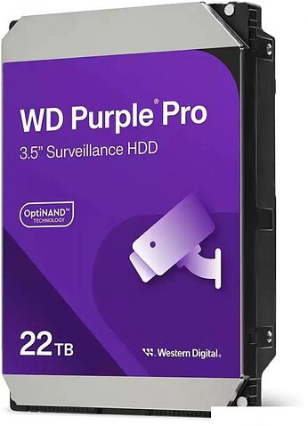 Жесткий диск WD Purple Pro 22TB WD221PURP