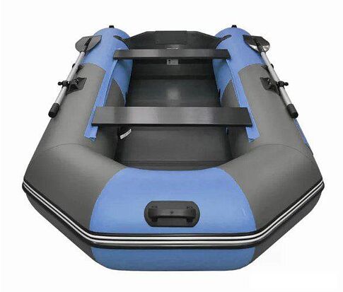Моторно-гребная лодка Муссон 3000 С (серый/синий)