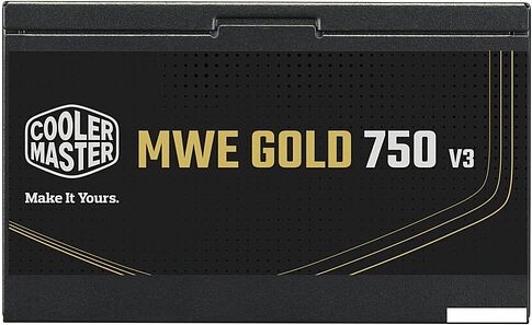 Блок питания Cooler Master MWE Gold 750 V3 ATX 3.1 Non-Modular MPE-7506-ACAG-BEU