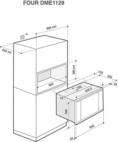 Микроволновая печь Brandt BMG2120B