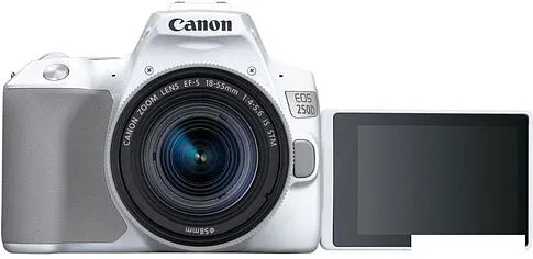 Зеркальный фотоаппарат Canon EOS 250D Kit 18-55 IS STM (белый)