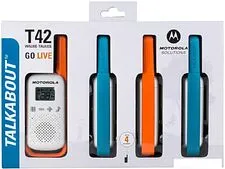 Портативная радиостанция Motorola Talkabout T42 Quad Pack