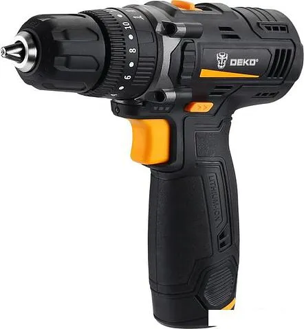 Ударная дрель-шуруповерт Deko GCD12DU3 SET4 063-4038 (с 2-мя АКБ, кейс, набор оснастки)