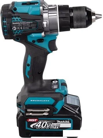 Ударная дрель-шуруповерт Makita HP001GD201 (с 2-мя АКБ, кейс)