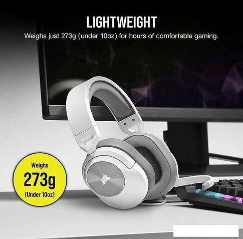 Наушники Corsair HS55 (белый)