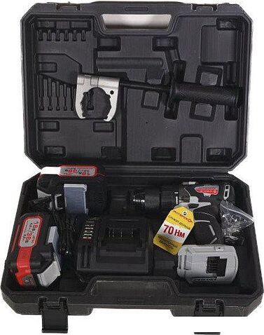 Дрель-шуруповерт Интерскол ДА-13/36В 70 814.2.2.70 (с 2-мя АКБ, кейс)
