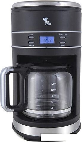 Капельная кофеварка Kitfort KT-704-2 (черный)