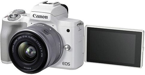 Беззеркальный фотоаппарат Canon EOS M50 Mark II Kit EF-M 15-45mm f/3.5-6.3 IS STM (белый)