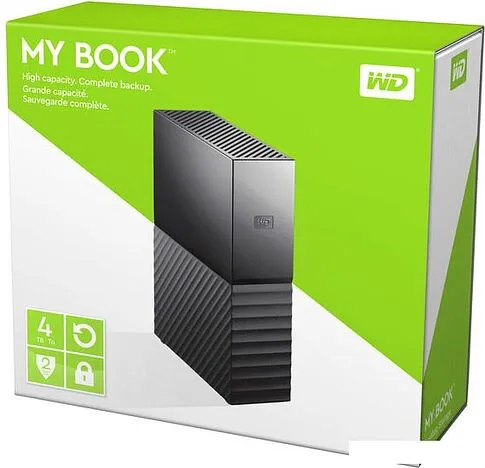 Внешний накопитель WD My Book 4TB [WDBBGB0040HBK]