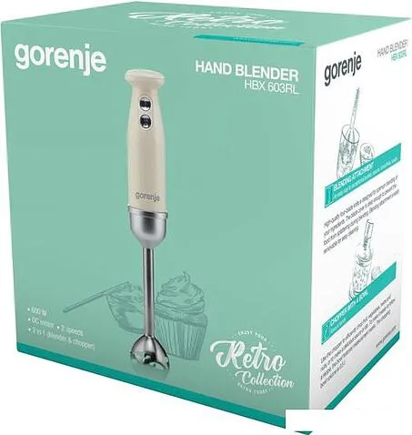 Погружной блендер Gorenje HBX603RL