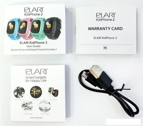Умные часы Elari KidPhone 2 (розовый)