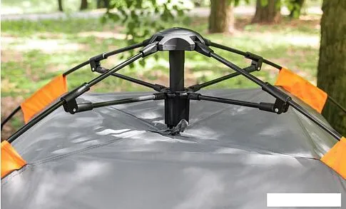 Треккинговая палатка Sundays ZC-TT036-3P v2 (темно-серый/желтый)