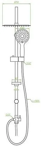 Душевая система Laveo Fino PL2 20OX