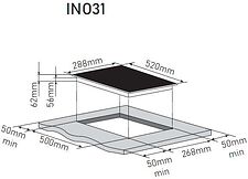 Варочная панель ZorG INO31 black