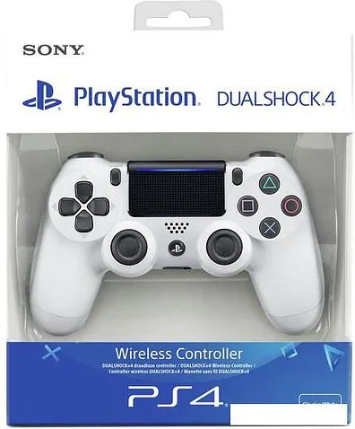 Геймпад Sony DualShock 4 v2 (белый) [CUH-ZCT2E]