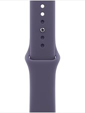 Умные часы Apple Watch Series 11 42 мм (алюминиевый корпус, серебристый/фиолетовый туман, спортивный силиконовый ремешок M/L)