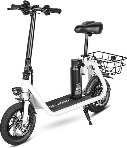 Электросамокат SameBike Comfort SB-C350 (белый)