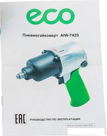 Пневматический гайковерт ECO AIW-742S