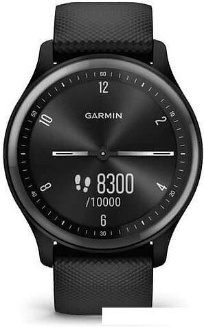 Умные часы Garmin Vivomove Sport (черный/черный сланцевый)