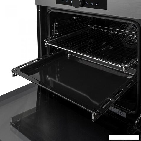 Электрический духовой шкаф ZorG MUN616 (черный/серый)