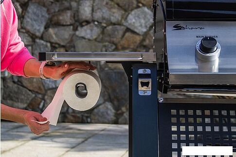 Газовый гриль для дачи Sahara S375 3B BBQ Smokey Teal (дымчатый)