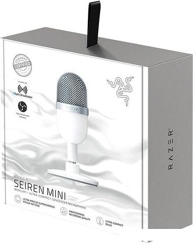 Микрофон Razer Seiren Mini Mercury White