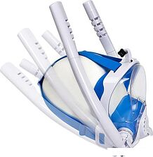 Маска для плавания Bradex SF 0553 (S, белый/синий) Маска для плавания Bradex SF 0553 (S, белый/синий)