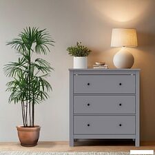 Комод Mio Tesoro Сага 3 ящика 2.08.02.020.4 (серый) Комод Mio Tesoro Сага 3 ящика 2.08.02.020.4 (серый)