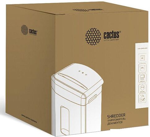 Шредер CACTUS CS-SH-20-25-4X40